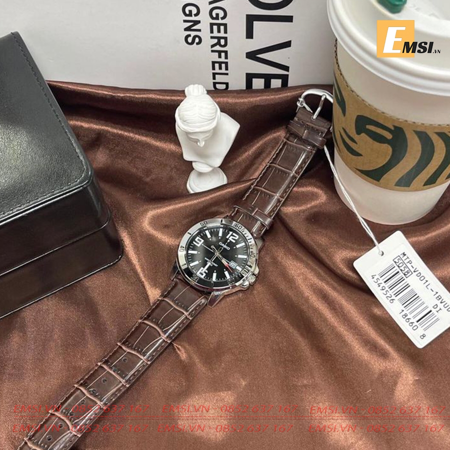 Đồng Hồ Nam Casio MTP-VD01L-1BVUDF Dây Da Cao Cấp - Tuổi Thọ Pin 3 Năm