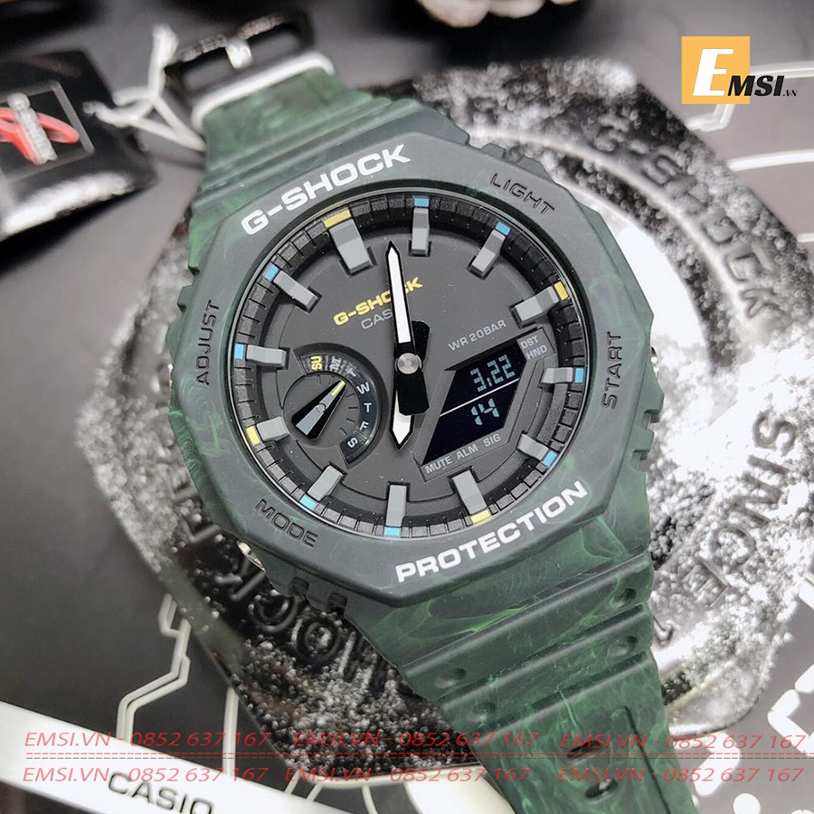 Đồng hồ Casio G-Shock Nam GA-2100FR-3A (Casio 45.4mm)
