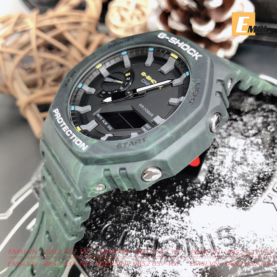 Đồng hồ Casio G-Shock Nam GA-2100FR-3A (Casio 45.4mm)