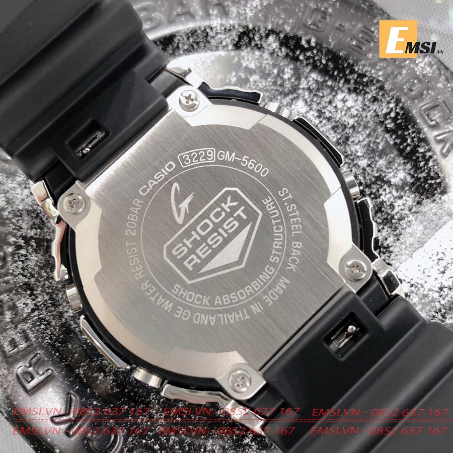 G-Shock GM-5600-1D - Đồng Hồ Nam - Điện Tử - Kính Khoáng - Size Mặt 43mm EMSI.VN