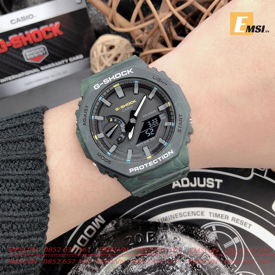 Đồng hồ Casio G-Shock Nam GA-2100FR-3A (Casio 45.4mm)