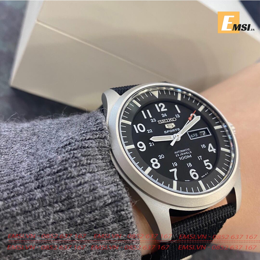 Seiko SNZG15K1 - Đồng Hồ Nam - Cơ - Automatic - Hardlex Crystal - Size Mặt 42mm - Bảo Hành 5 Năm - Chính Hãng - Emsi.vn