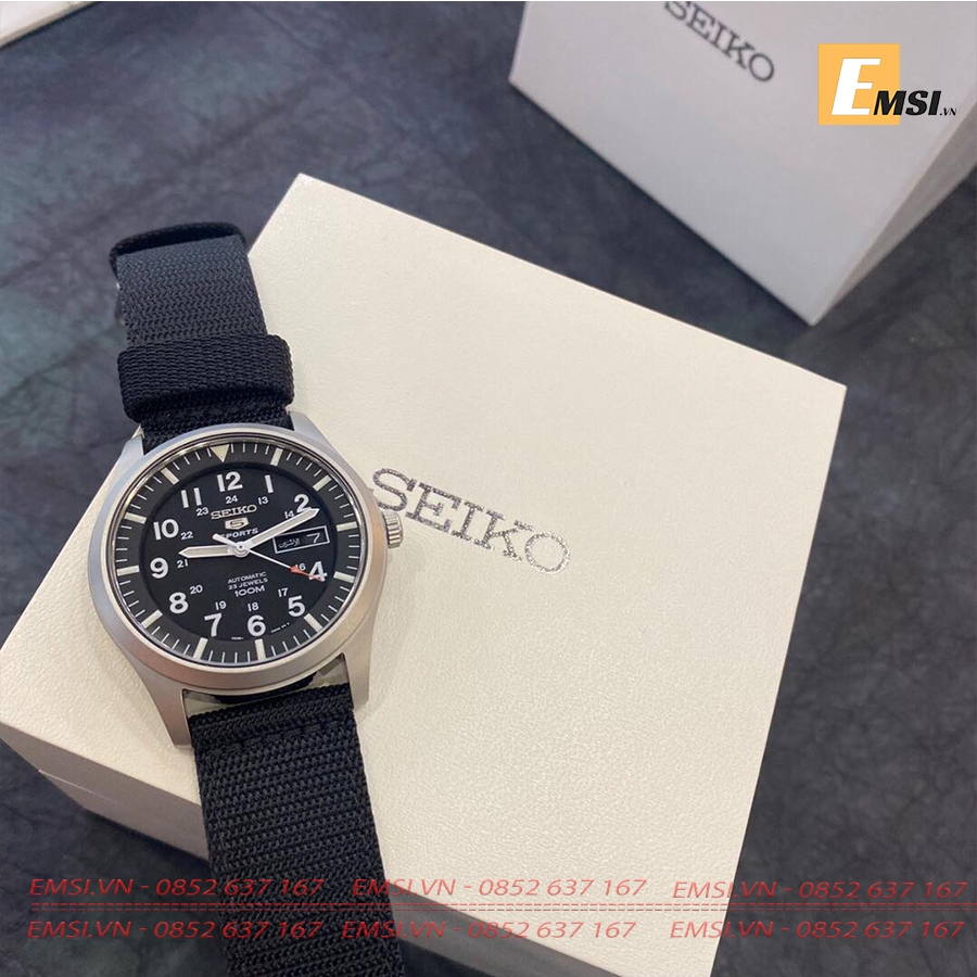 Seiko SNZG15K1 - Đồng Hồ Nam - Cơ - Automatic - Hardlex Crystal - Size Mặt 42mm - Bảo Hành 5 Năm - Chính Hãng - Emsi.vn