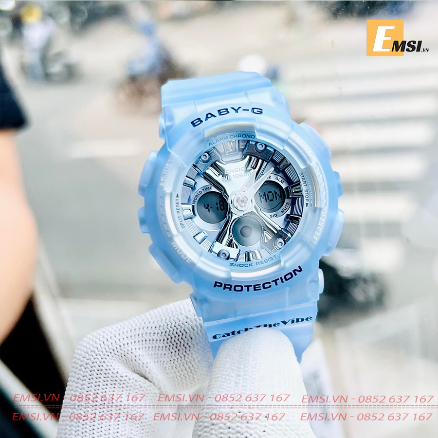 Baby-G BA-130CV-2A - Đồng Hồ Nữ - Pin / Quartz - Kính Khoáng - Size Mặt 43mm - Bảo Hành 5 Năm - Chính Hãng - Emsi.vn