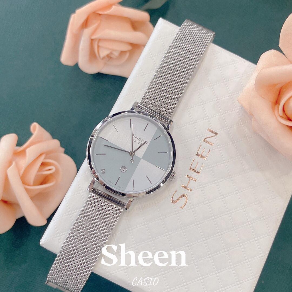 SHEEN SHE-4547M-2A - Kích thước vỏ : 40,5×34×6,4mm - Chính Hãng Bảo Hành 5 năm