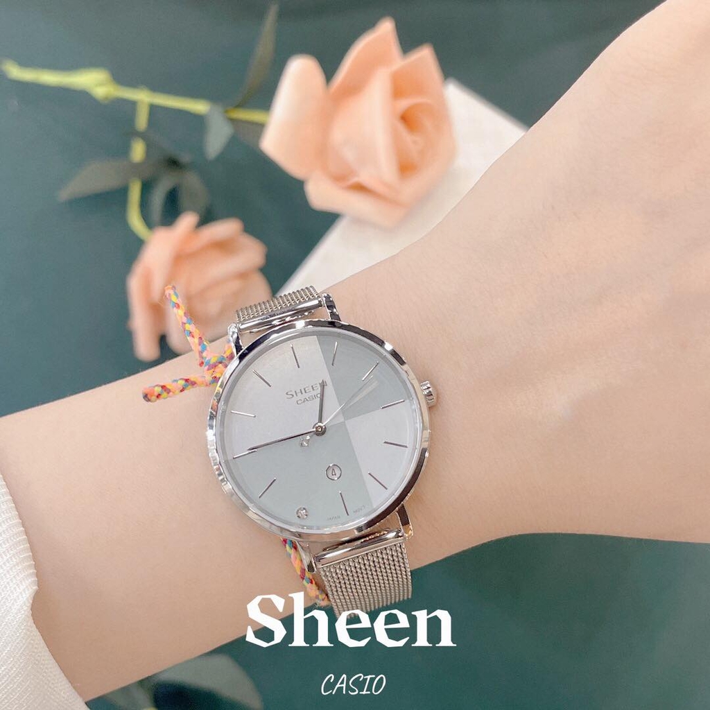 SHEEN SHE-4547M-2A - Kích thước vỏ : 40,5×34×6,4mm - Chính Hãng Bảo Hành 5 năm
