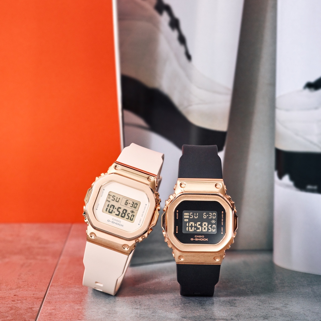 G-Shock GM-S5600PG-1DR - Đồng Hồ Nữ - Điện Tử - Kính Khoáng - Size Mặt 38.5mm - Bảo Hành 5 Năm - Chính Hãng