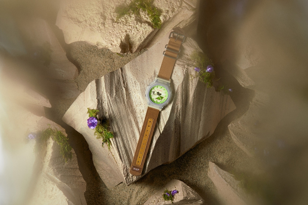 G-Shock GA-2100HUF-5A | G-Shock | HUF | Dây Vải | Kim - Số | Carbon | WR20BAR