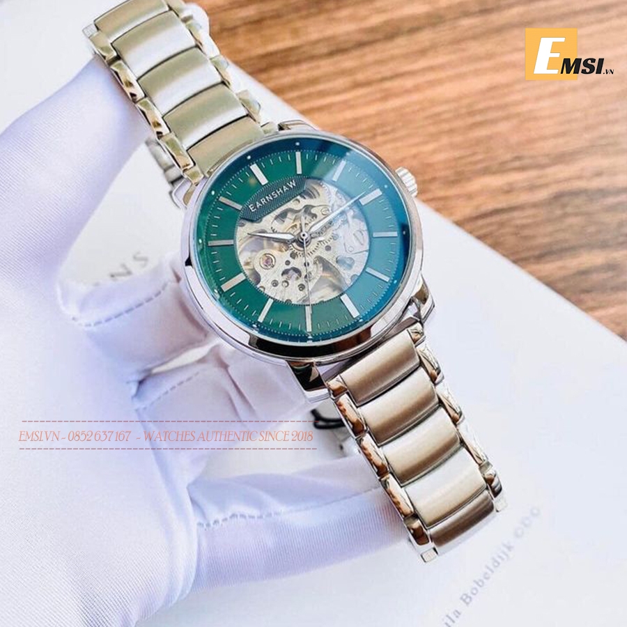 Thomas Earnshaw ES-8214-33 - Đồng Hồ Nam - Cơ - Automatic - Kính Khoáng - Size Mặt 42.5mm - Bảo Hành 5 Năm - Chính Hãng