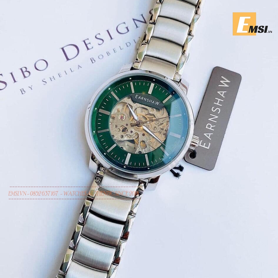 Thomas Earnshaw ES-8214-33 - Đồng Hồ Nam - Cơ - Automatic - Kính Khoáng - Size Mặt 42.5mm - Bảo Hành 5 Năm - Chính Hãng