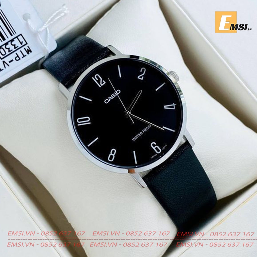 Casio MTP-VT01L-1B2UDF - Đồng hồ nam - Pin / Quartz - Size mặt 40mm - Kính khoáng - Bảo Hành 5 Năm - Chính Hãng - Emsi.vn