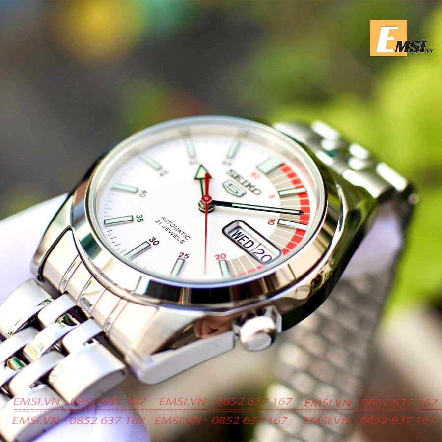 Seiko SNK369K1 - Đồng Hồ Nam - Máy Cơ / Automatic - Size Mặt 37mm - Kính Khoáng EMSI.VN