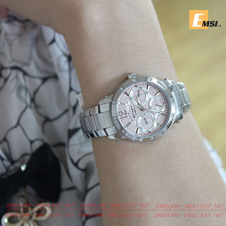 Casio SHN-3012D-7A - Đồng Hồ Nữ - Pin/Quartz - Kính Khoáng - Size Mặt 33mm EMSI.VN