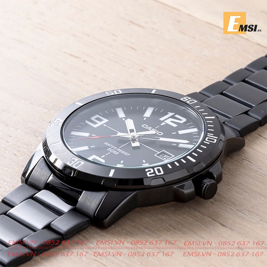 Casio MTP-VD01B-1B - Đồng Hồ Nam - Pin / Quartz - Kính Khoáng - Size Mặt 45mm EMSI.VN