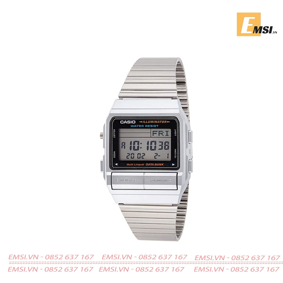 Casio DB-380-1DF - Đồng hồ nam - Điện tử - Size mặt 33.5mm - Kính nhựa - Bảo Hành 5 Năm - Chính Hãng