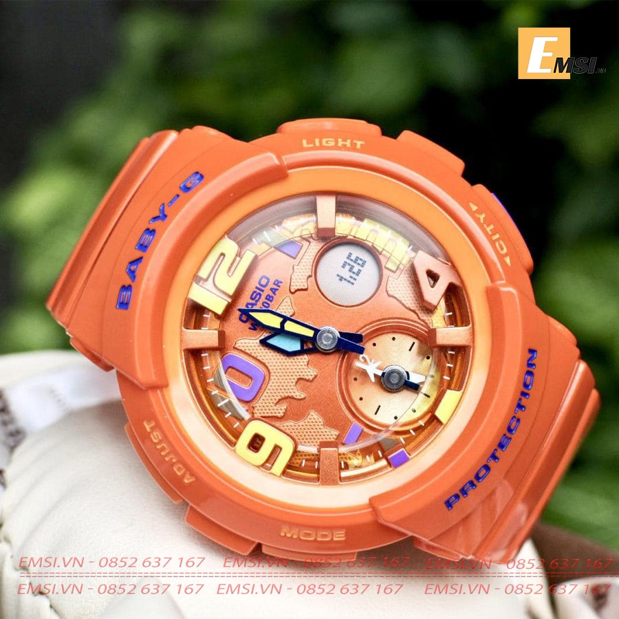 Baby-G BGA-190-4BDR - Đồng Hồ Nữ - Điện Tử - Size Mặt 44.5mm - Kính Khoáng EMSI.VN