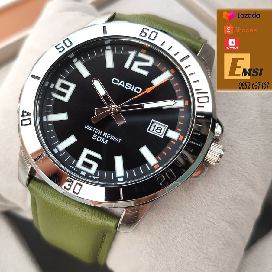 Đồng hồ Casio Nam MTP-VD01L-3BVUDF - Mới