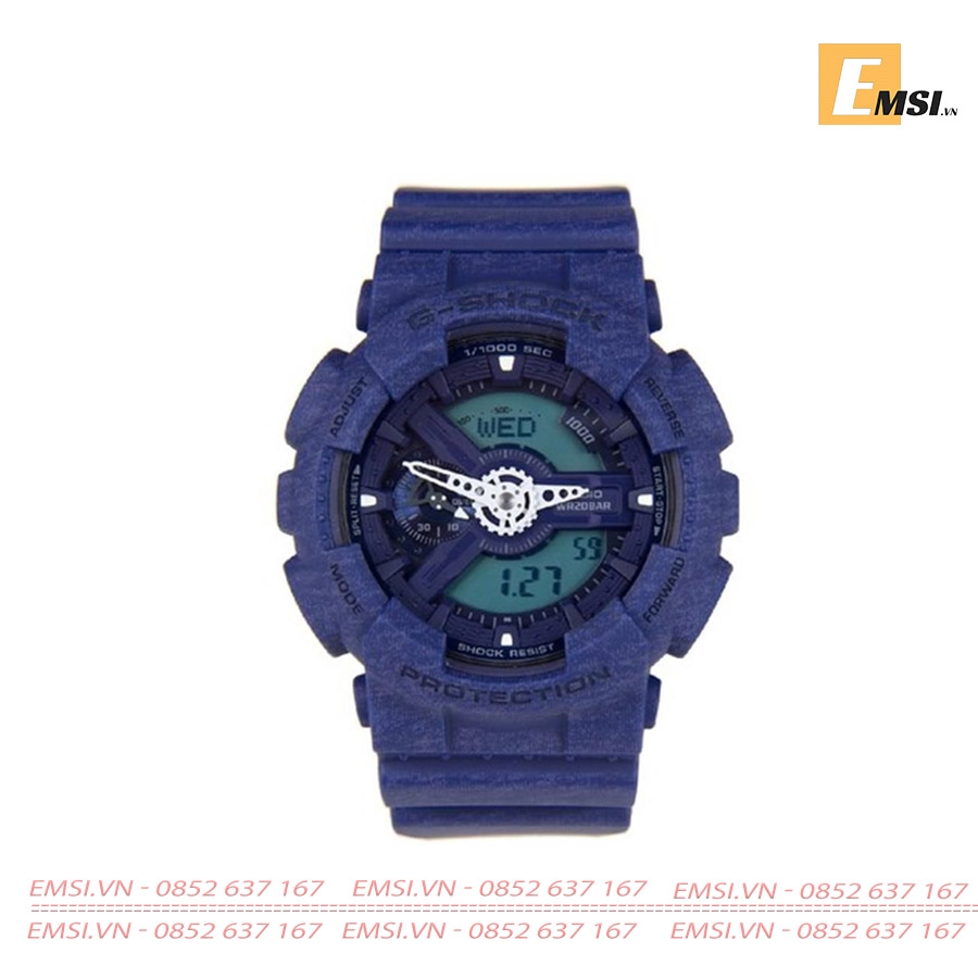 G-SHOCK GA-110HT-2A - Đồng Hồ Nam - Điện Tử - Kính Nhựa - Size Mặt 51.2mm EMSI.VN
