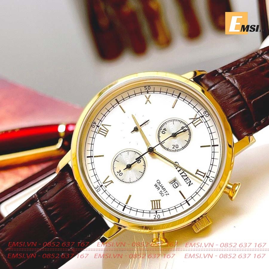 Citizen AN3612-09P - Đồng Hồ Nam - Pin/Quartz - Kính Khoáng - Size Mặt 41mm EMSI.VN