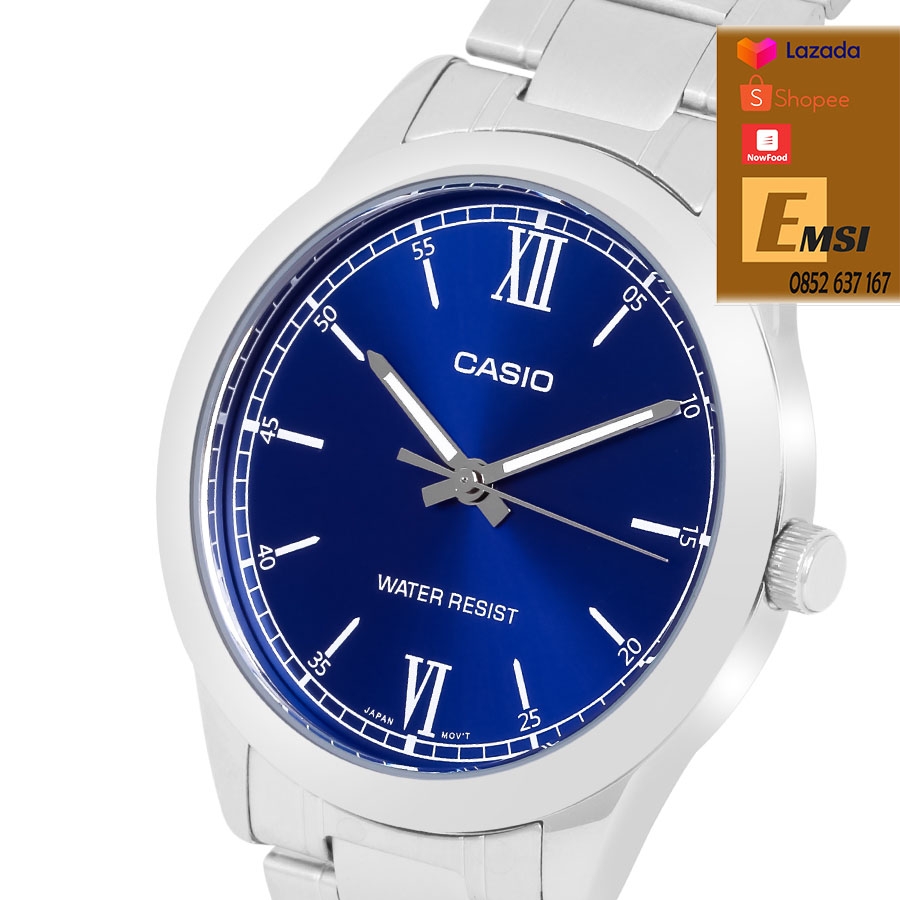 Đồng hồ Casio đôi MTP-V005D-2B1 & LTP-V005D-2B3