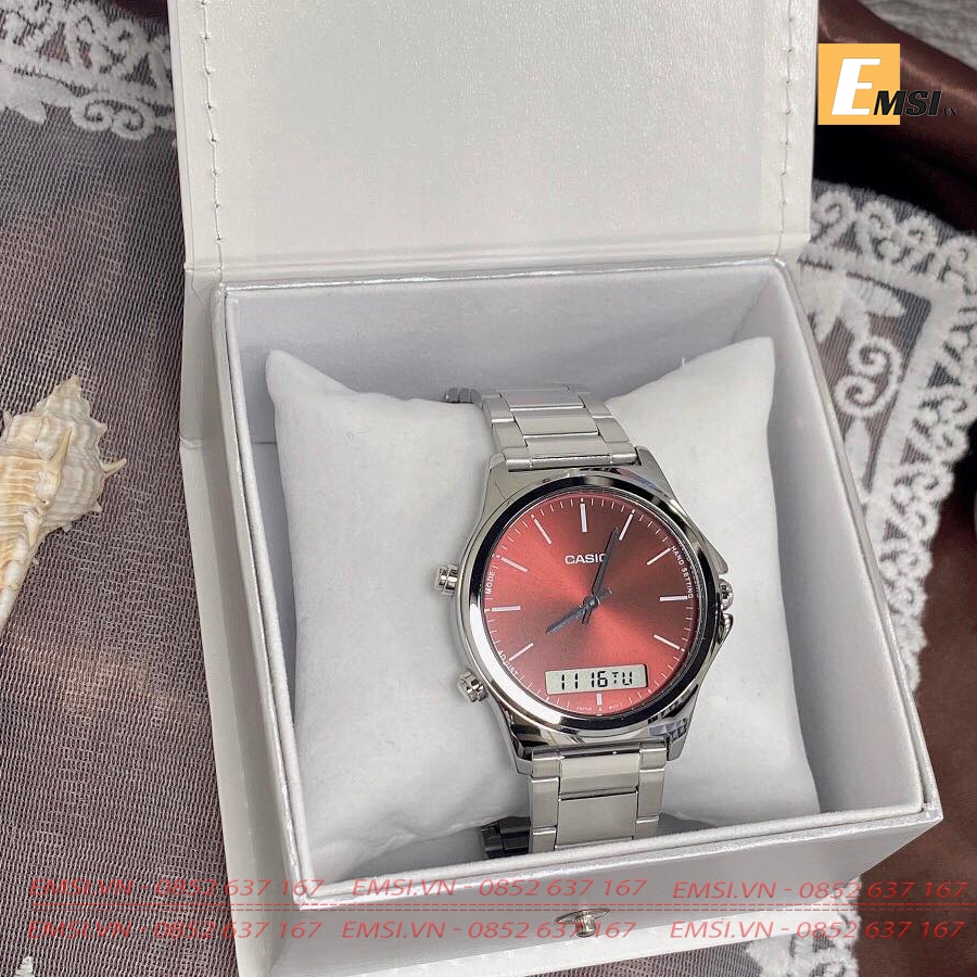 Casio MTP-VC01D-5EUDF - Đồng Hồ Nam - Pin/Quartz - Size Mặt 41.6mm - Kính Khoáng EMSI.VN