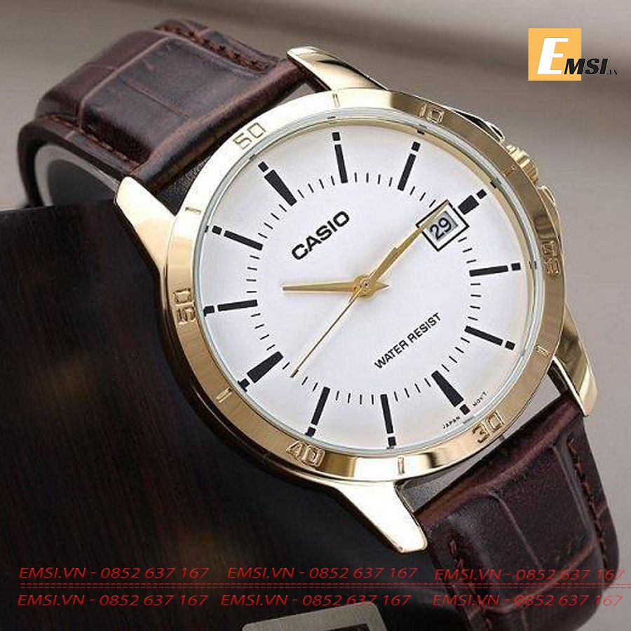 CASIO MTP-V004GL-7A - Đồng Hồ Nam - Pin / Quartz - Kính Khoáng - Size Mặt 41.5mm EMSI.VN