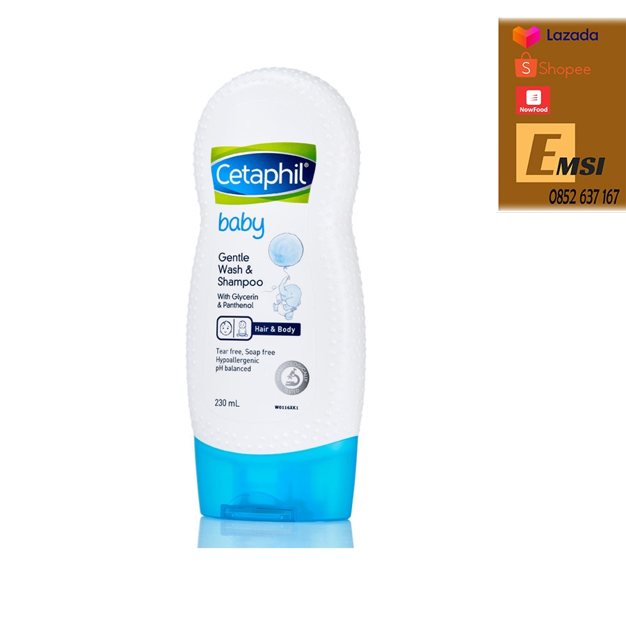 Sữa Tắm Gội Toàn Thân 2 in 1 Cho Bé Cetaphil Baby 230ml