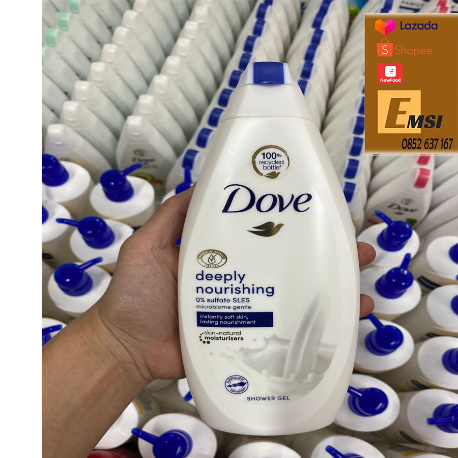 Sữa tắm Dove cao cấp 500ml (Hàng của Đức)
