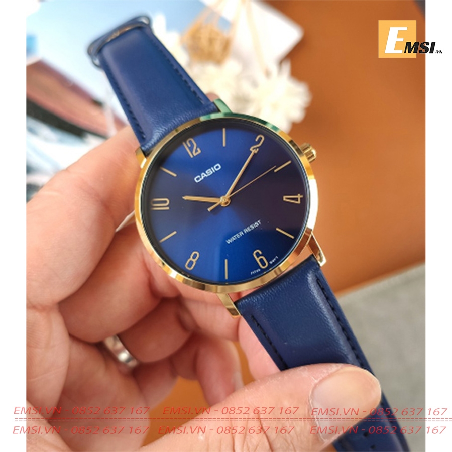 Casio MTP-VT01GL-2B2UDF - Đồng hồ nam - Pin/Quartz - Size mặt 40mm - Kính khoáng EMSI.VN