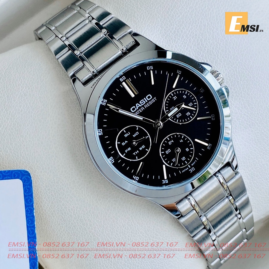 Casio LTP-V300D-1A - Đồng Hồ Nữ - Pin/Quartz - Kính Khoáng - Size Mặt 33.2mm EMSI.VN