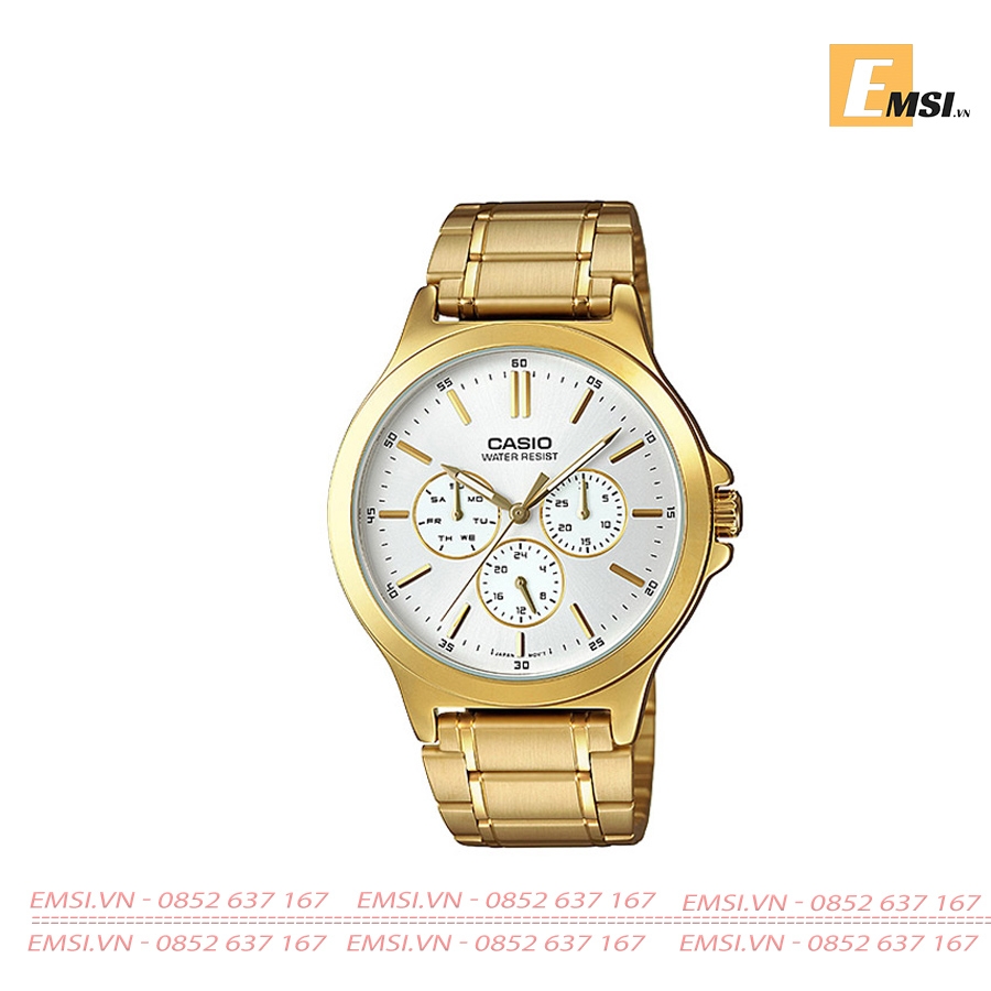 Casio MTP-V300G-7A - Đồng hồ nam - Pin / Quartz - Size mặt 40mm - Kính khoáng EMSI.VN