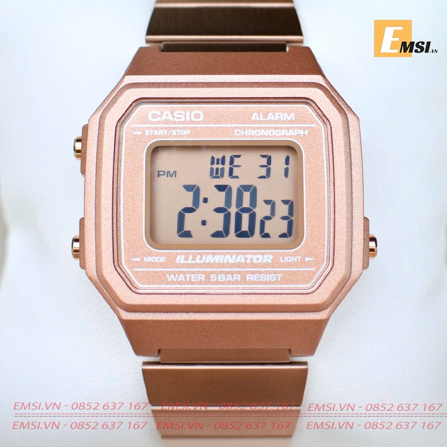 Casio B650WC-5ADF - Đồng Hồ Nam - Điện Tử - Size Mặt 41mm - Kính Nhựa EMSI.VN