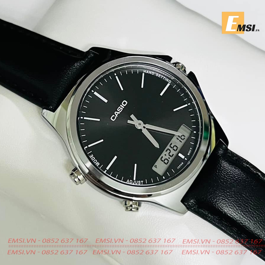 Casio MTP-VC01L-1EUDF - Đồng Hồ Nam - Pin/Quartz - Size Mặt 41.6mm - Kính Khoáng EMSI.VN