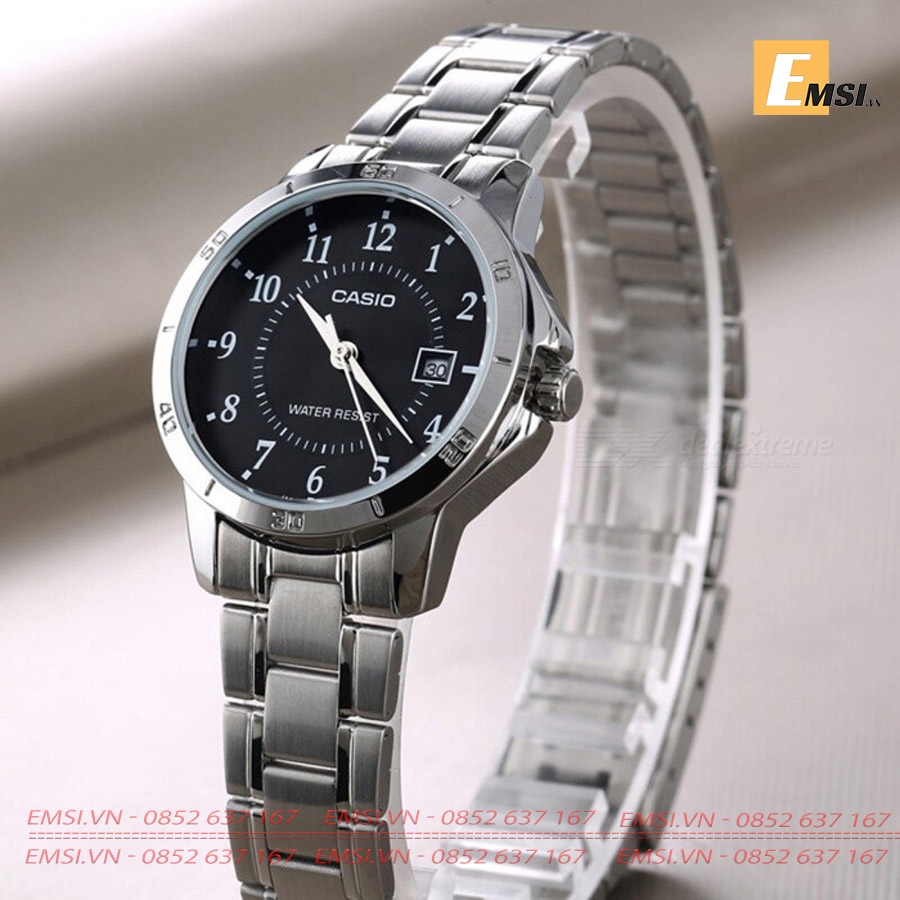 Casio LTP-V004D-1B - Đồng Hồ Nữ - Pin/Quartz - Kính Khoáng - Size Mặt 29,6 mm EMSI.VN