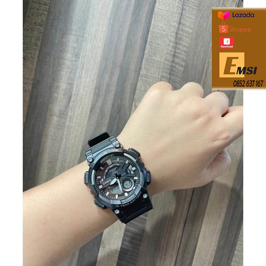 Đồng hồ Casio Nam AEQ-110W-1A - Emsi.vn