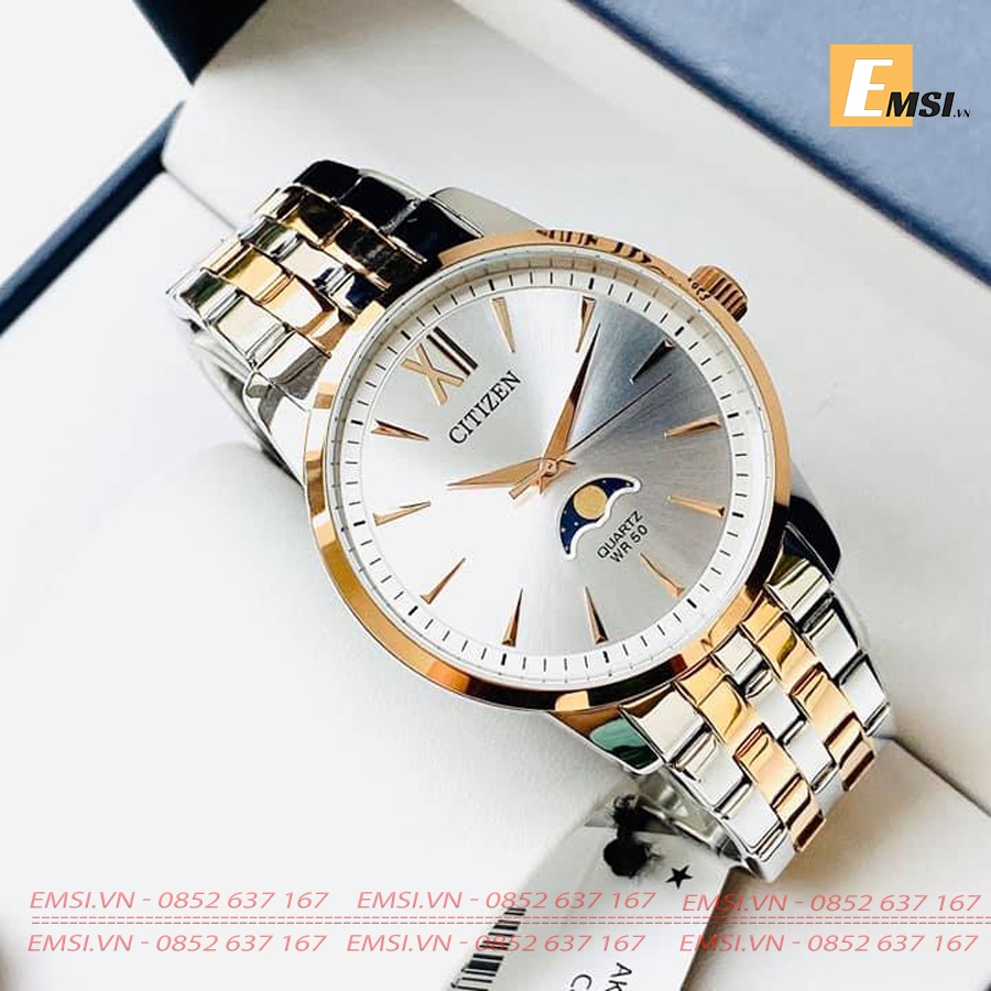 Citizen AK5006-58A - Đồng Hồ Nam - Pin/Quartz - Kính Khoáng - Size Mặt 41mm EMSI.VN