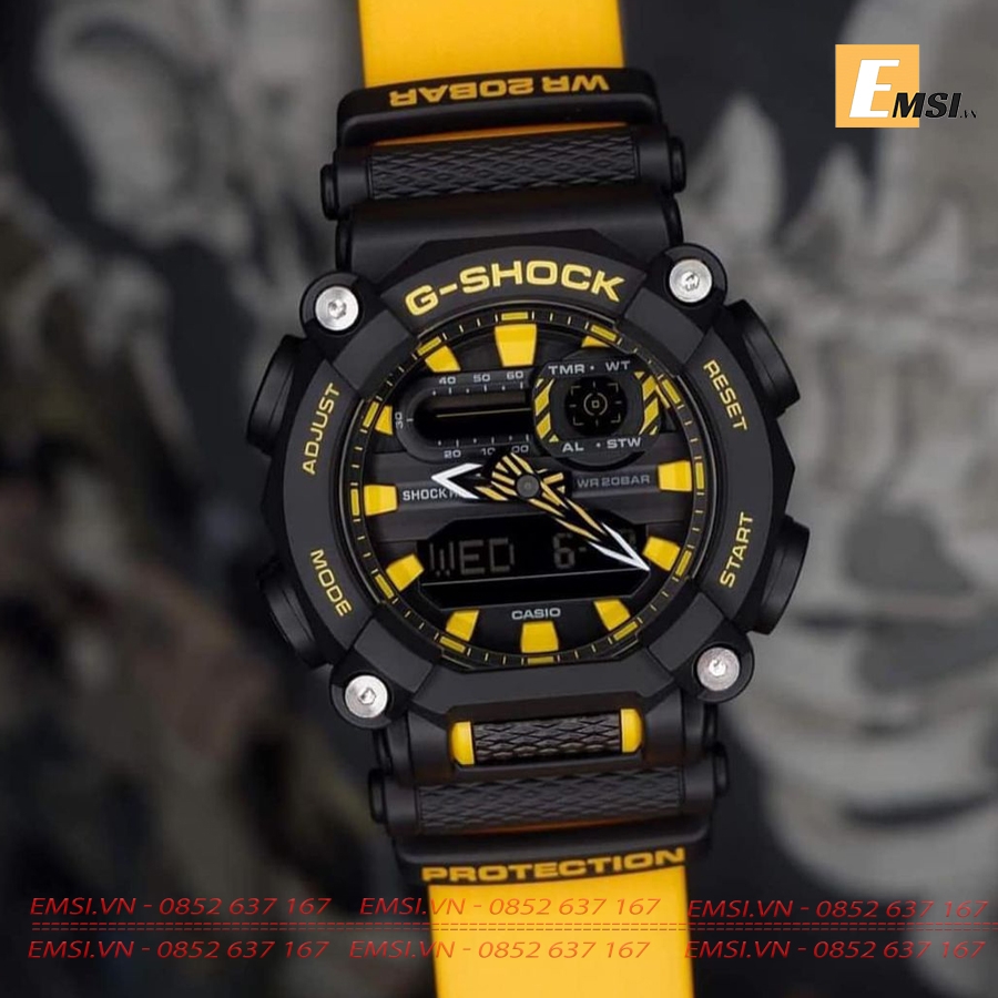 Gshock GA-900A-1A9DR - Đồng Hồ Nam - Điện Tử - Size Mặt 49.5mm - Kính Khoáng EMSI.VN