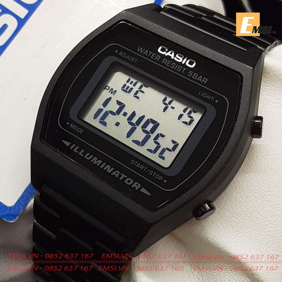 Casio B640WB-1A - Kính nhựa - Đồng hồ điện tử - Size mặt 35mm - Đồng hồ nam EMSI.VN