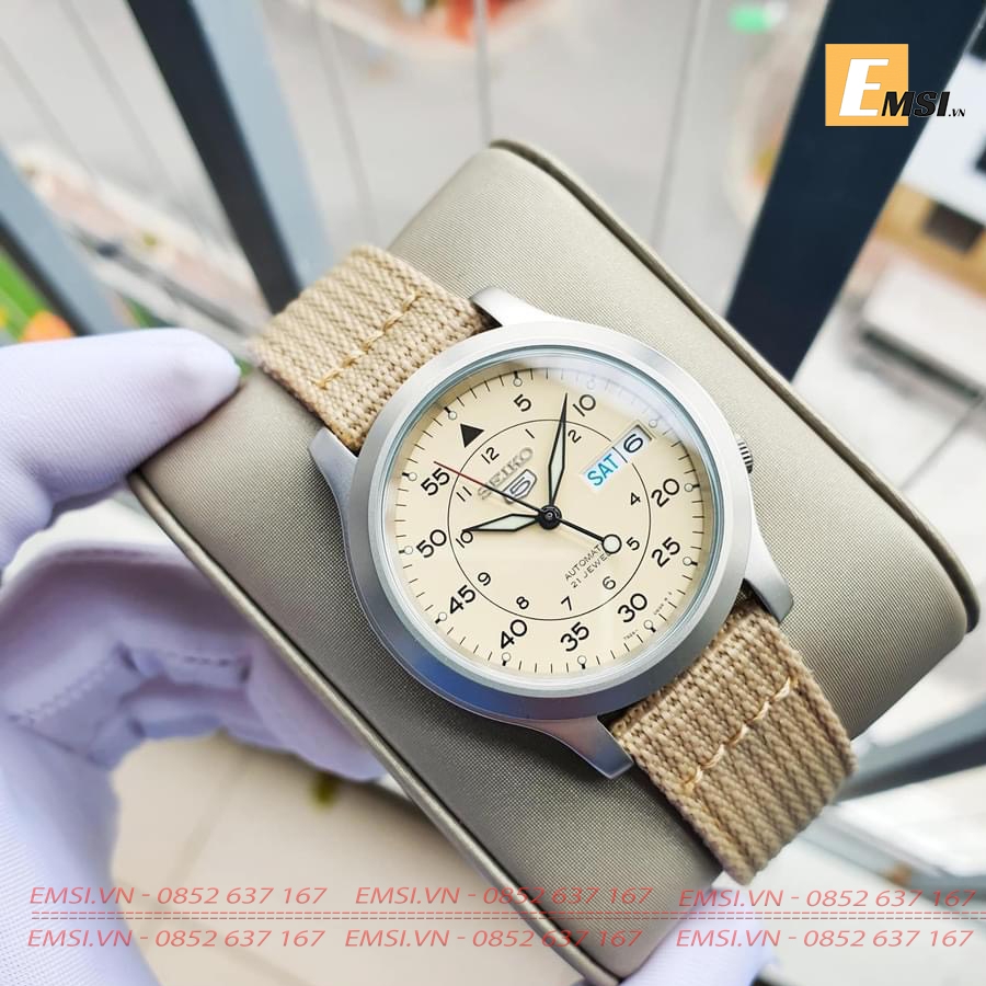 Seiko SNK803K2 - Đồng Hồ Nam - Máy Cơ / Automatic - Size Mặt 37mm - Kính Khoáng EMSI.VN