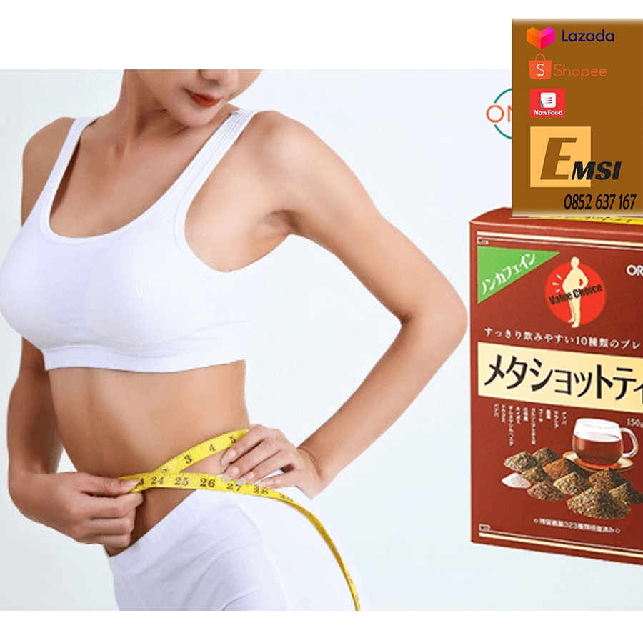 Orihiro Trà Giảm Mỡ Bụng Meta Shot Tea 30 Gói