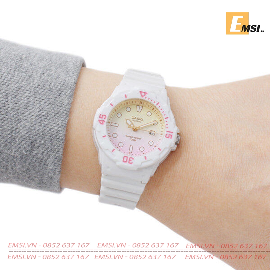 Casio LRW-200H-4E2VDR - Kính nhựa - Đồng hồ trẻ em - Đồng hồ Quartz - Size mặt 34mm EMSI.VN