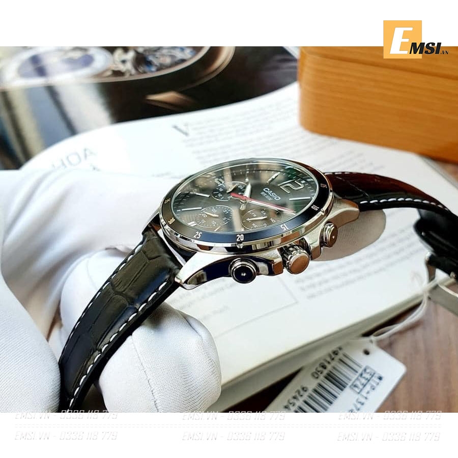 Casio MTP-1374L-1AVDF - Đồng Hồ Nam - Pin / Quartz - Kính Khoáng - Size Mặt 43.5mm - Bảo Hành 5 Năm - Chính Hãng