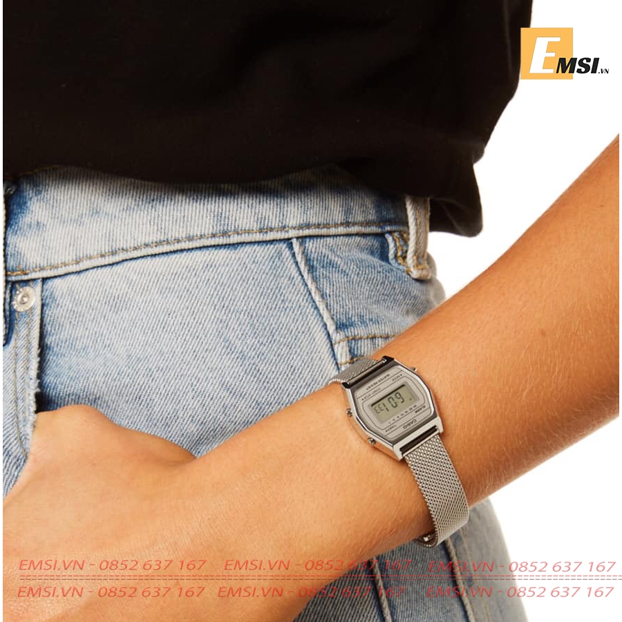 Casio LA670WEM-7D - Đồng Hồ Nữ - Điện Tử - Kính Nhựa - Size Mặt 24.6mm EMSI.VN
