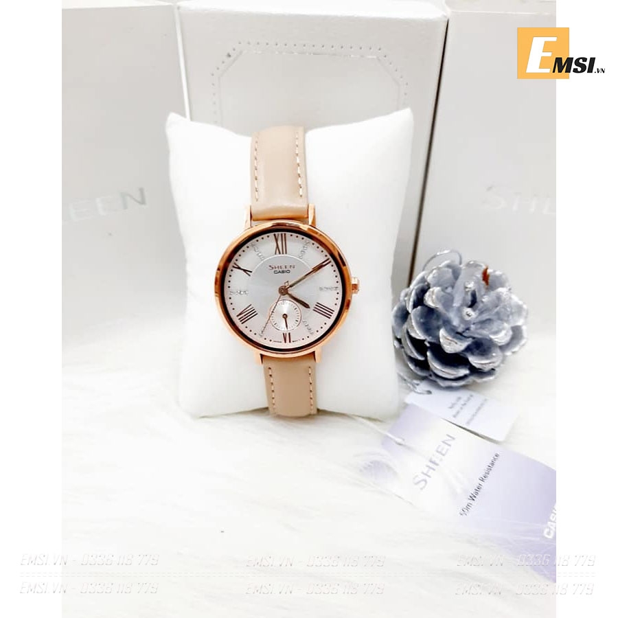 Đồng Hồ Nữ Casio Sheen SHE-3066PGL-7BVDF