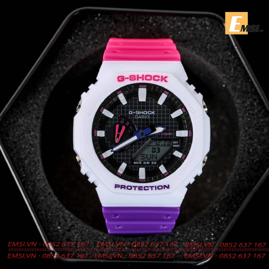 Đồng Hồ Casio G Shock GA-2100THB-7A - Nam - Kính Khoáng – Cao Su – Quartz – 20ATM