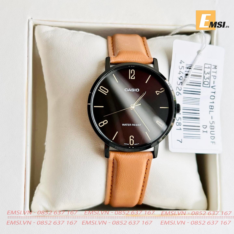 Casio MTP-VT01BL-5B - Đồng Hồ Nam - Pin / Quartz - Kính Khoáng - Size Mặt 40mm EMSI.VN