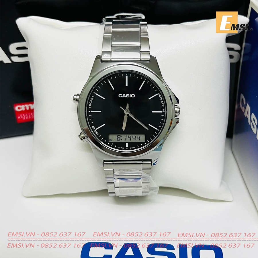 Casio MTP-VC01D-1EUDF - Đồng Hồ Nam - Pin/Quartz - Size Mặt 41.6mm - Kính Khoáng EMSI.VN