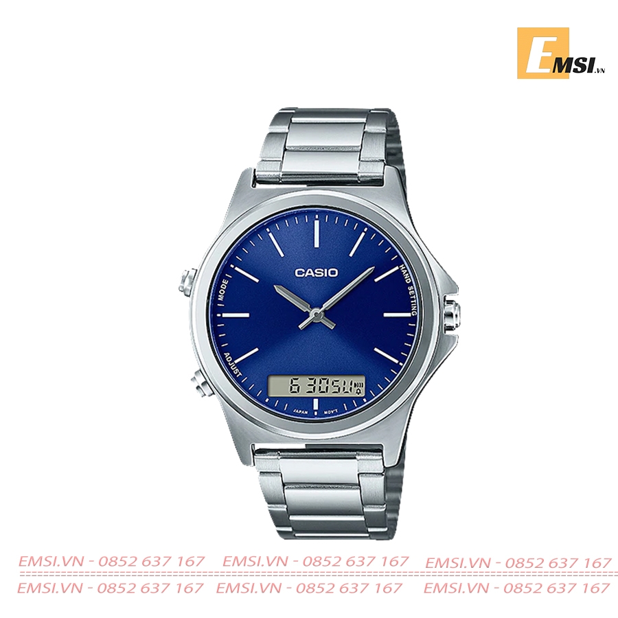Casio MTP-VC01D-2EUDF - Đồng Hồ Nam - Pin/Quartz - Size Mặt 41.6mm - Kính Khoáng EMSI.VN