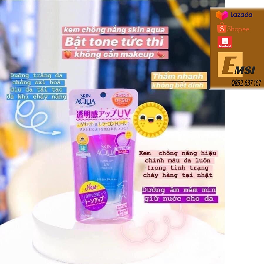 Kem chống nắng Skin Aqua tone up UV Esence 80g