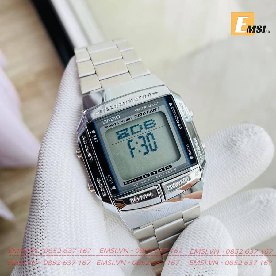 Casio DB-360-1A - Đồng Hồ Unisex - Điện Tử - Size Mặt 37.5mm - Kính Nhựa EMSI.VN